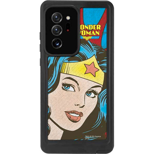 DC Comics Wonder Woman Vintage Profile Galaxy Note20 Ultra 5G Waterproof Case
